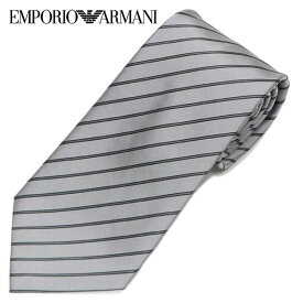 【訳ありB品】エンポリオアルマーニ EMPORIO ARMANI ネクタイ necktie EA ストライプ 【LIGHT GREY】340282 2R634 00341/necktie