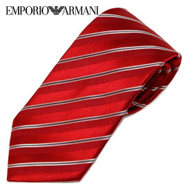 【大特価 スペシャルプライス】エンポリオアルマーニ EMPORIO ARMANI ネクタイ necktie EA ストライプ 【RED】370282 2R636 00074/necktie