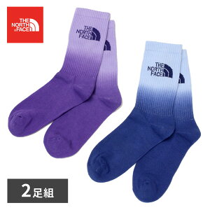 �U�m�[�X�t�F�C�X THE NORTH FACE EVERYDAY CREW SOCK DIP �G�u���f�C �N���[ �\�b�N�X2P�yGalactic Blue/Digital S�zNF0A8CMS AC7/�y2025SS�zm-inner