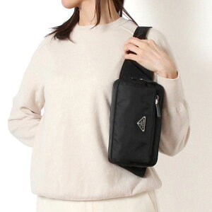 �y�~����Z�[���z25AW���f���v���_ PRADA ���f�B�[�X Re Nylon x �T�t�B�A�[�m���U�[ �x���g �{�f�B�o�b�O�yNERO�z2VL977 2DMG F0002/�y2025-26AW�zl-bag