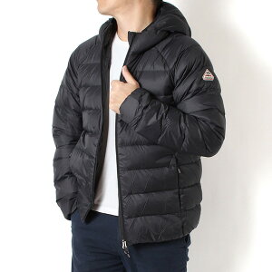 �y�~����Z�[���z25AW���f���s���l�b�N�X PYRENEX �����Y ARIAL HOODED �A���A�� ���C�g�_�E���W���P�b�g�yBLACK�zHMY026 0009/�y2025-26AW�zm-outer