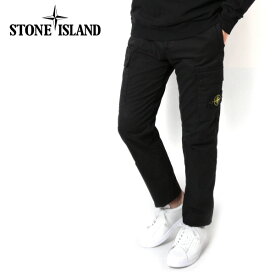 24SSモデルストーンアイランド STONE ISLAND ストレッチコットン カーゴパンツ TYPE RE-T【A0029 BLACK】30410 A0029/【2024SS】m-bottoms