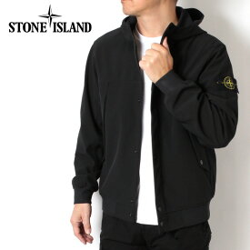 24SSモデルストーンアイランド STONE ISLAND バッジワッペン付き ストレッチジャケット【V0029 BLACK】40227 V0029/【2024SS】m-outer