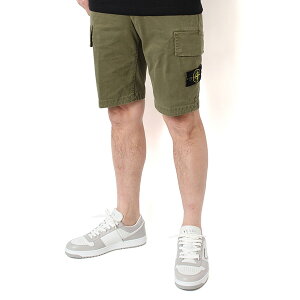 26SS���f���X�g�[���A�C�����h STONE ISLAND �o�b�W���b�y���t�� �X�g���b�`�R�b�g�� �J�[�S�V���[�g�p���c TYPE SL�yV015G MILITARY�zL1S15L100018 S0004 V015G/�y2026SS�zm-bottoms