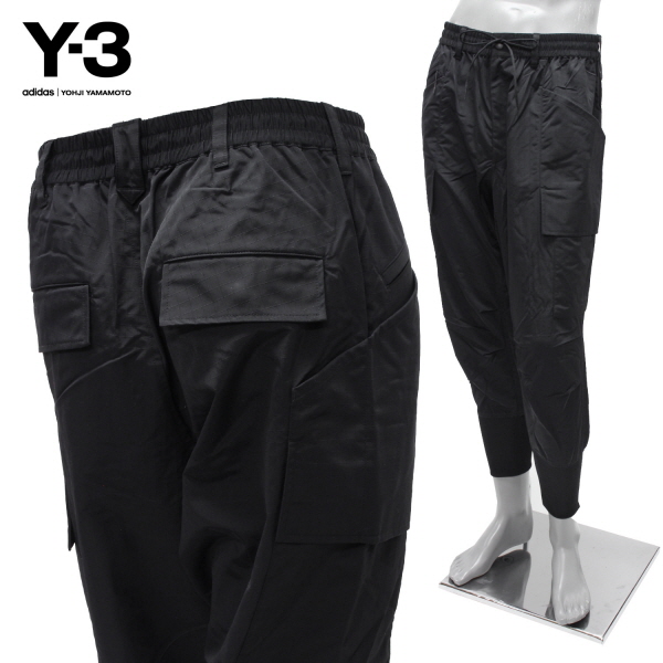ワイスリー Y-3(adidas×Yohji Yamamoto) CL RS PNTナイロンカーゴパンツ【BLACK】HN4325  BLACK/【2022-23AW】m-bottoms | drawers（ドロワーズ）