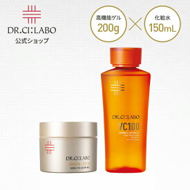 NEW【公式】 EC限定 アクアコラーゲンゲルエンリッチリフトEXa 200g VC100エッセンスローション EXV 150mL セット ドクターシーラボ | ビタミンC 化粧水 オールインワン クリーム 美容液 保湿 大容量 ジェル