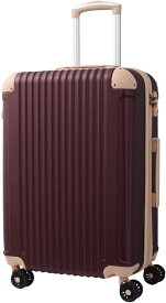 スーツケース 　キャリーケース　キャリーバッグ かわいい ファスナー ジッパー 軽量 中型 TSAロック 旅行 拡張　POP-DO Mサイズ FK1212-1