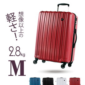 【送料無料・TSA搭載】スーツケース キャリーケース かわいい キャリーバッグ PC7258 M サイズ 中型サイズ　旅行かばん ファスナー ジッパー ハードケース　 GRIFFIN LAND（グリフィンランド）