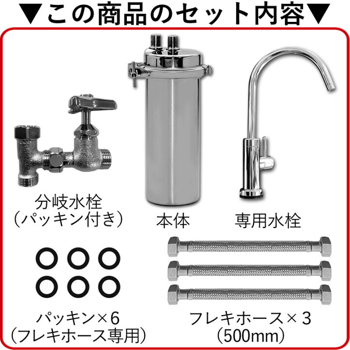 楽天市場】浄水器 アンダーシンク ビルトイン アンダーシンク浄水器 30 