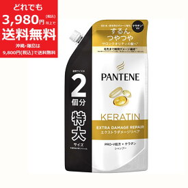 パンテーン エクストラ ダメージ リペア シャンプー つめかえ 600ml 切れ毛 枝毛 ダメージ ケラチン つやつや PANTENE