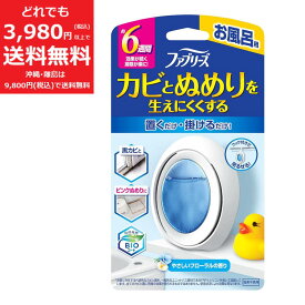 ファブリーズ お風呂用 防カビ消臭剤 やさしいフローラルの香り 7mL 置くだけ 掛けるだけ 黒カビ ピンクぬめり 防カビ 消臭剤 置き型 フック付き
