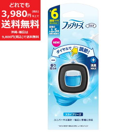 ファブリーズ W消臭 芳香剤 車用 クリップ型 イージークリップ スカイブリーズ 2.4mL 車 掃除