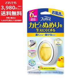 ファブリーズ お風呂用 防カビ消臭剤 すっきりシトラスの香り 7mL 置くだけ 掛けるだけ 黒カビ ピンクぬめり 防カビ 消臭剤 置き型 フック付き
