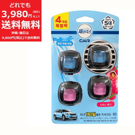 韓国ファブリーズ 車用イージークリップ 2.2ml×4〈スカイフレッシュ＆ダウニーの香り〉