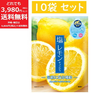 【10袋セット】塩 レモン キャンディ 58g 個包装 ※賞味期限:2026年4月※ レモン味 クエン酸 鳴門の塩 塩分補給 のど飴 のどあめ キャンディー 加藤製菓 まとめ買い お得