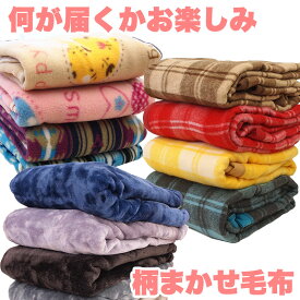 【P5倍4日20:00〜】色柄まかせ アウトレット 毛布 シングル 掛け毛布 敷毛布 ブランケット ウール系 マイクロファイバー フリース u573520 u573760