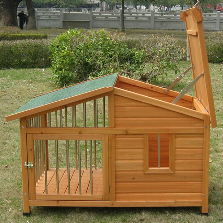 市場 Mサイズ犬舎 Pet House 犬小屋 猫舎 Diy組み立て 木製 室内屋外犬舎 猫小屋 ドア付き ペット屋