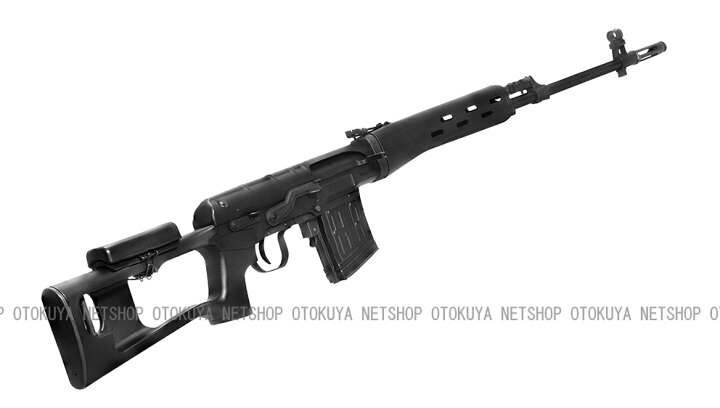 楽天市場】エアガン 狙撃銃 ドラグノフ SVD【クラウンモデル 