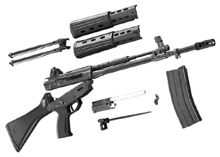 楽天市場】ガスブローバック マシンガン 89式 5.56mm 小銃 固定銃床式 
