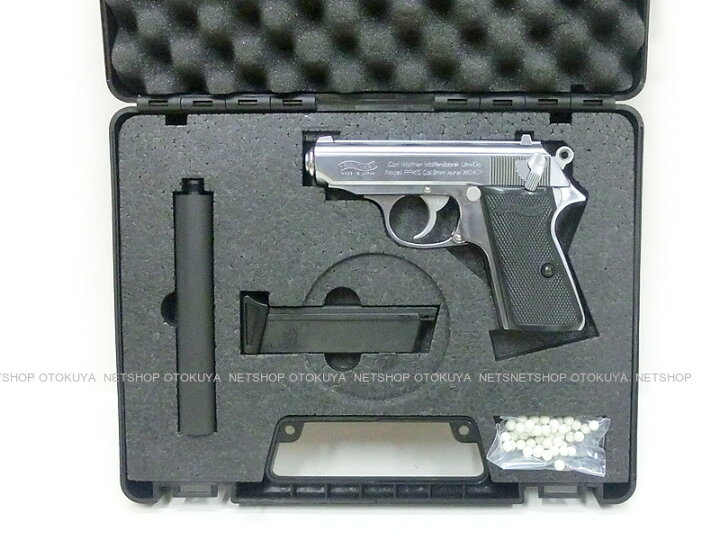 楽天市場】ムービープロップシリーズワルサー PPK/S ステンレスモデル 