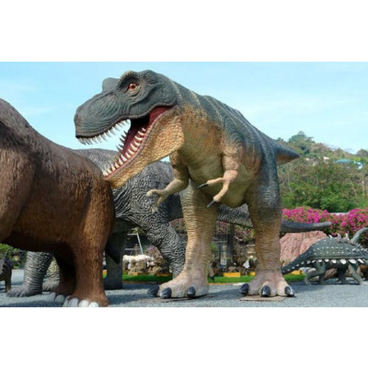 楽天市場】全長14m超！ティラノサウルス T-REX 超巨大造形物（恐竜 