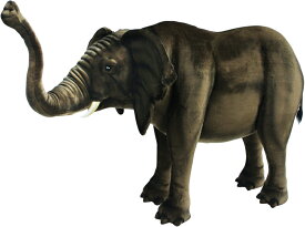 アニマルビッグフィギュアHANSAぬいぐるみ【アフリカ ゾウ（全長：150cm)】（等身大フィギュア）