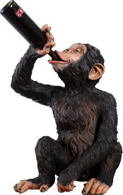 アニマル ビッグフィギュア【ワインを飲むチンパンジー】（等身大フィギュア）