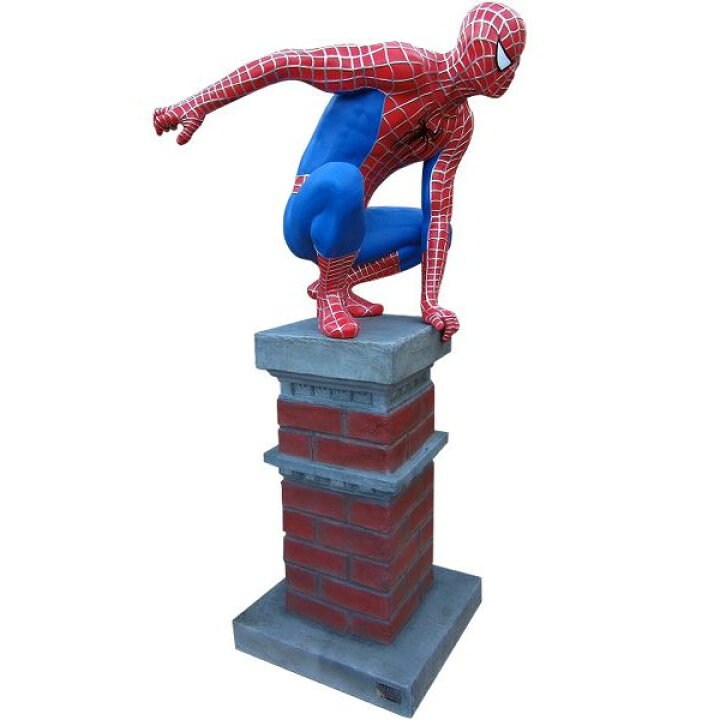 楽天市場】スパイダーマン フィギュア（柱）ビッグ 等身大フィギュア 