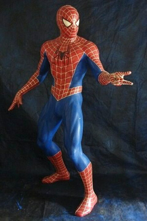 楽天市場】スパイダーマン（スタンディング・クモの糸）Bビッグ 等身  