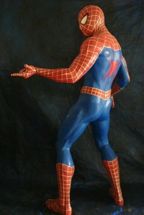 楽天市場】スパイダーマン（スタンディング・クモの糸）Bビッグ 等身 