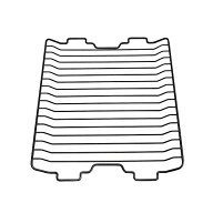 【送料無料】 リンナイ グリル焼き網 074-030-000 フッ素コート 部品 幅257×奥行334mm 焼き魚 Rinnal