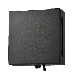 バクマ工業 RE-100J-BK 樹脂製角型レジスター 自然給気用 標準型 壁面取付用 ブラック