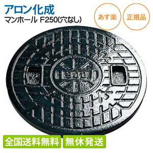 【即納/全国送料無料(離島含)】アロン化成 マンホール 鋳鉄製雨水蓋 耐圧2t 250型(直径278mm) F250(穴なし) 雨水桝 雨水マス 雨水浸透桝鋳鉄 耐荷重2トン