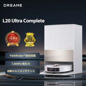 �y49,800�~�I�N���Z�[�����艿�i�zDreame (�h���[�~�[) L20 Ultra Complete ���{�b�g�|���@ 7000Pa�z�� ���b�v�����㏸&��� �M������ �o�����ʘb�J���� ��C�I������ �����R���g���[�� �R�[�h���X ��