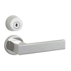 永大産業 スキスム レバーハンドル 48CM型 丸座タイプ シリンダー錠 クローム TDB-CC48CM