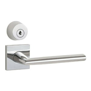 永大産業 スキスム レバーハンドル 38CMK型 角座タイプ シリンダー錠 クローム TDB-CC38CMK