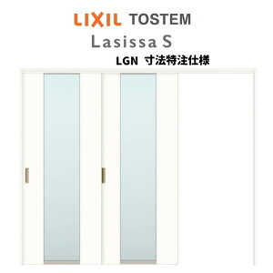 オーダーサイズ リクシル ラシッサS 可動間仕切り 引戸上吊方式 片引戸2枚建 ASMKD-LGN ノンケーシング枠 W1604〜2954mm×H1750〜2425mm ドリーム