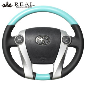アクア ステアリング NHP10 H23/12- クールブルー REAL(レアル) 30-1-BLP