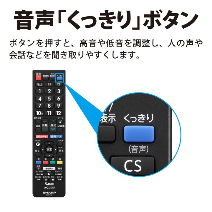 楽天市場】シャープ(SHARP) 24V型 液晶 テレビ AQUOS 2T-C24DE-B 