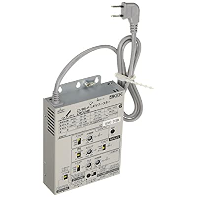DXアンテナ CS BS-IF・CATVブースター  共同受信用 屋内専用 下り利得30dB 電源内蔵 高シールド CW30MS
