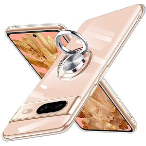 Google Pixel 8 �p �P�[�X �����O�t�� �N���A Pixel8 �p �J�o�[ �ϏՌ� �S�ʕی� �y�� ���^ �s�N�Z�� 8 �p �X�}�z�P�[�X �X�^���h�@�\ �ԍڃz���_�[�Ή� �C�菝�h�~ ����~�� �����h�~ �X�g���b�v�z