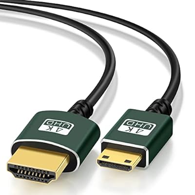 楽天市場】Thsucords 細柔らかい & 薄型 ミニ HDMI to HDMI ケーブル