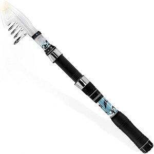 サンライク(SANLIKE) 投げ竿 釣り竿 ガラス繊維 サビキ 竿 超軽量 伸縮可能 釣り入門 海釣り 堤防釣り 子供用簡単な操作 振り出し竿 コンパクトロッド 携帯型 3M