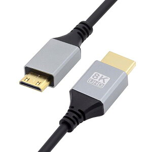 Cable Mini HDMI 2.1 ^HDTVP[u 8K 4K nCp[tLVu XR[h Type-A to Type-C HDTV 50cmp