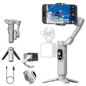 WoX^rCU[ X}[gtHp /̃gbLOt iPhone 15 14 Pro Max Androidp 3܂肽ݎgѓdbWo Cg 1/4Xbh TikTok YouTube Vlogingp (Smart