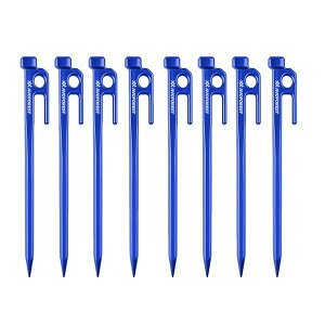 【業界初】 鍛造ペグ アルミ製 ペグ キャンプペグ 20cm/30cm 4本/8本セット 一体成型 溶接なし テントペグ 超軽量 高強度 錆びにくい テント用 タープ用 アウトドア/キャンプ 用品 岩場 砂浜 砂