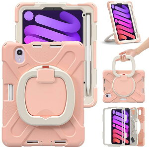 iPad Mini A17 Pro 7/Mini 6 P[X 360°] ϏՌ yV[  LbY 킢 q qǂ t | ΂ߊ| ACpbh ~j 6 7 iPad Mini 6/Mini 7 Jo[
