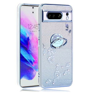 Google Pixel 8Pro P[X Ot NA LL bLH ԕ \tgP[X TPU ^  킢 Ռz uh O[O sNZ 8v Jo[ (u[, Google Pixel 8Pro)