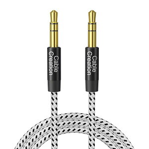 AUX, 3.5mm�I�[�f�B�I�P�[�u�� �w�b�h�z���P�[�u�� �C�����҂� ���ϋv�� �w�b�h�t�H��/iPod/iPhone/iPad/�z�[���X�e���I/�J�[�X�e���I�ȂǑΉ� 0.9M
