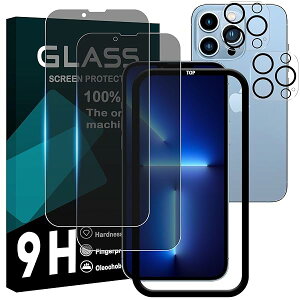 Ή iPhone 13 Pro KXtC `h~ y2+2Zbg AGCɎq KChgt ziPhone13 pro tC ̂h~ (2) + YیtB (2) ACz13 v t یtB ̂